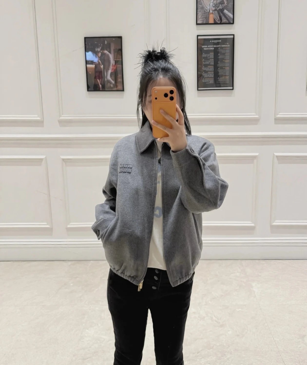 RD-C027 · Grey Wool Jacket showcase view 9