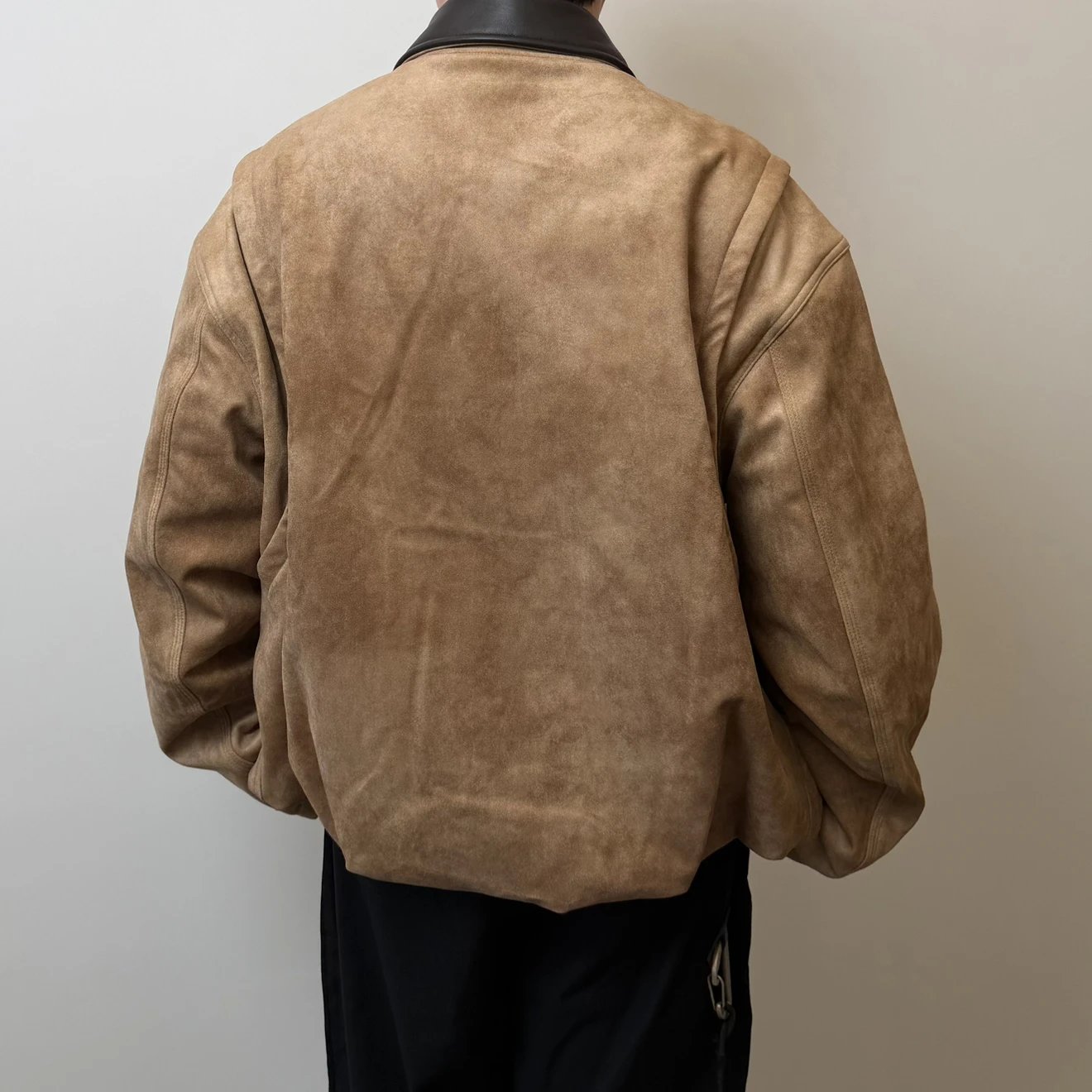 RD-C026 · Faux Suede Padded Jacket showcase view 2