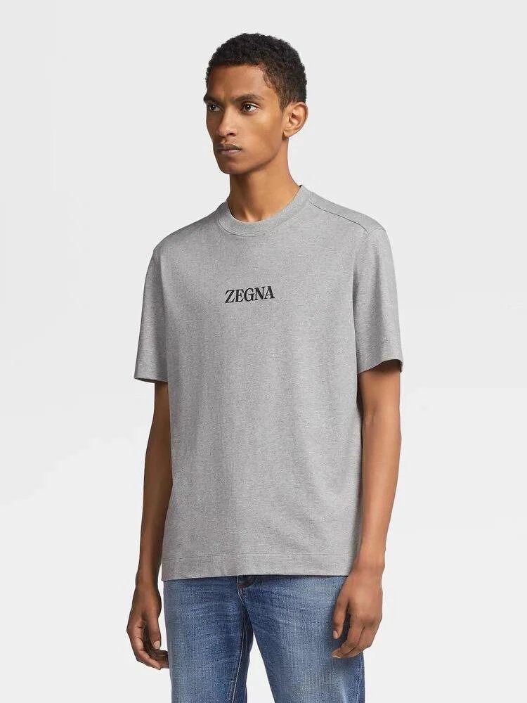 RD-C123 · Logo T-Shirt – Heather Grey showcase view 2