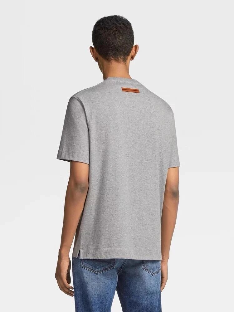 RD-C123 · Logo T-Shirt – Heather Grey showcase view 3
