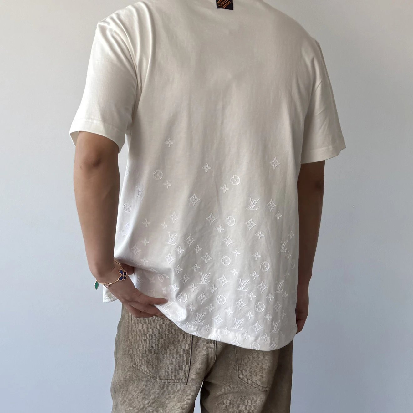 RD-C124 · Gradient Flocked Monogram T-Shirt showcase view 4