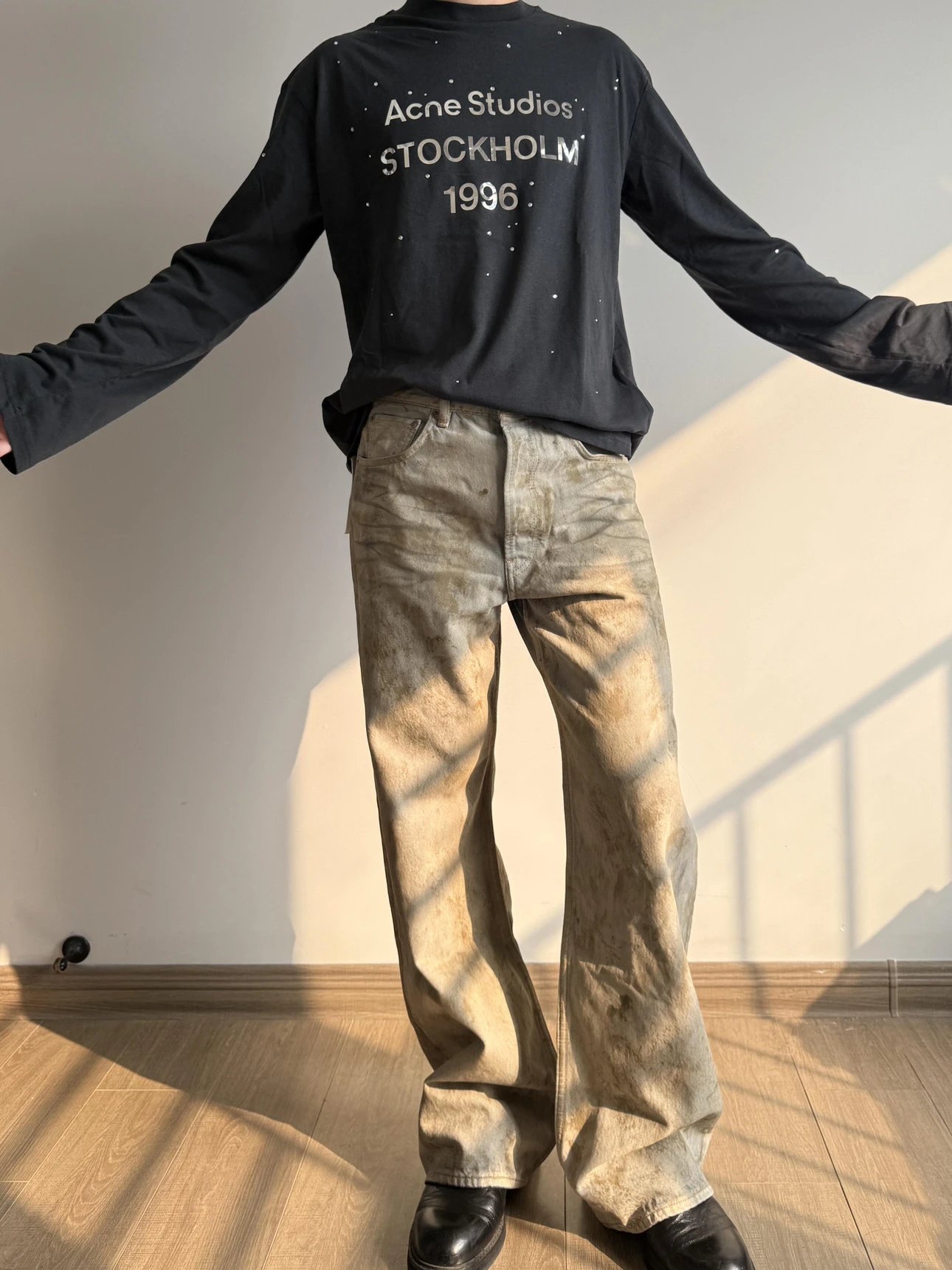 RD-C408 · Mud-Dyed Baggy Jeans showcase view 7