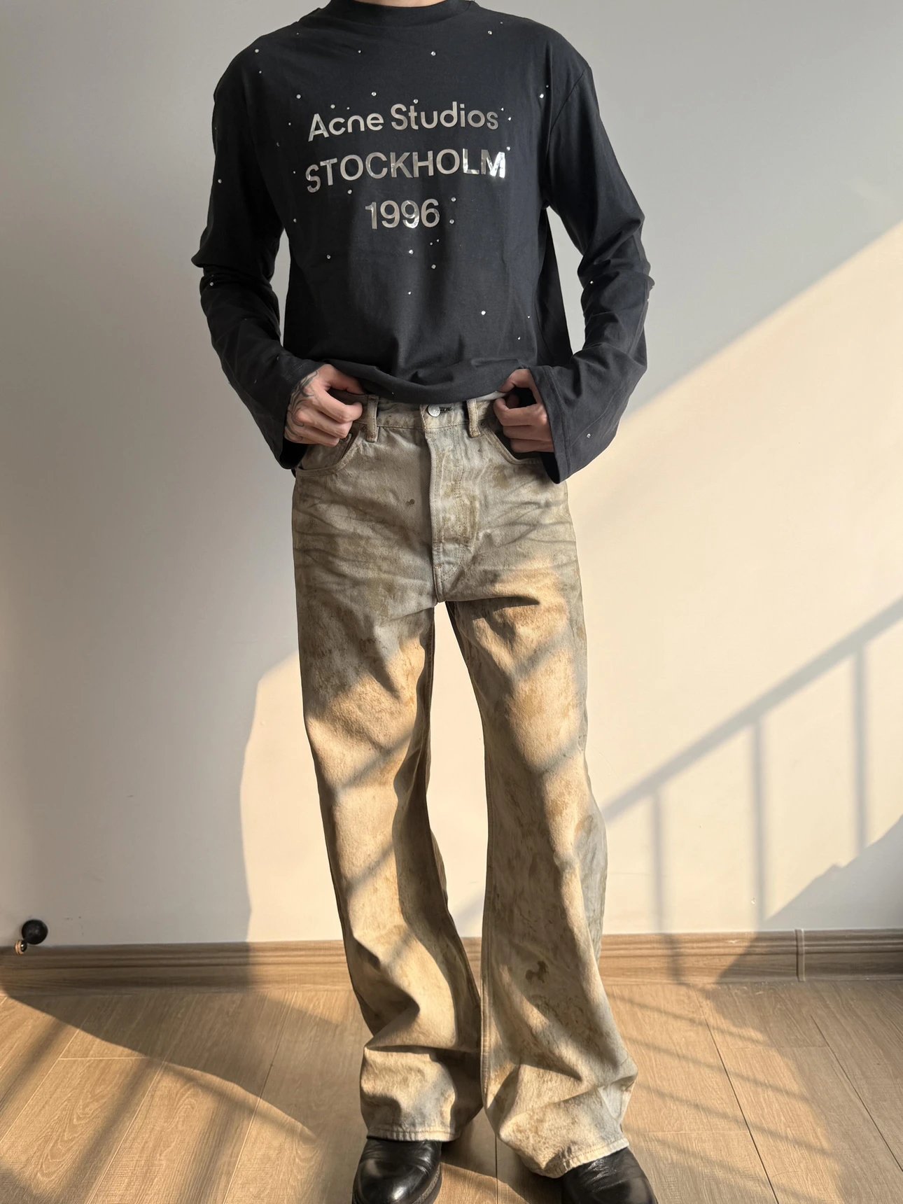 RD-C408 · Mud-Dyed Baggy Jeans showcase view 8