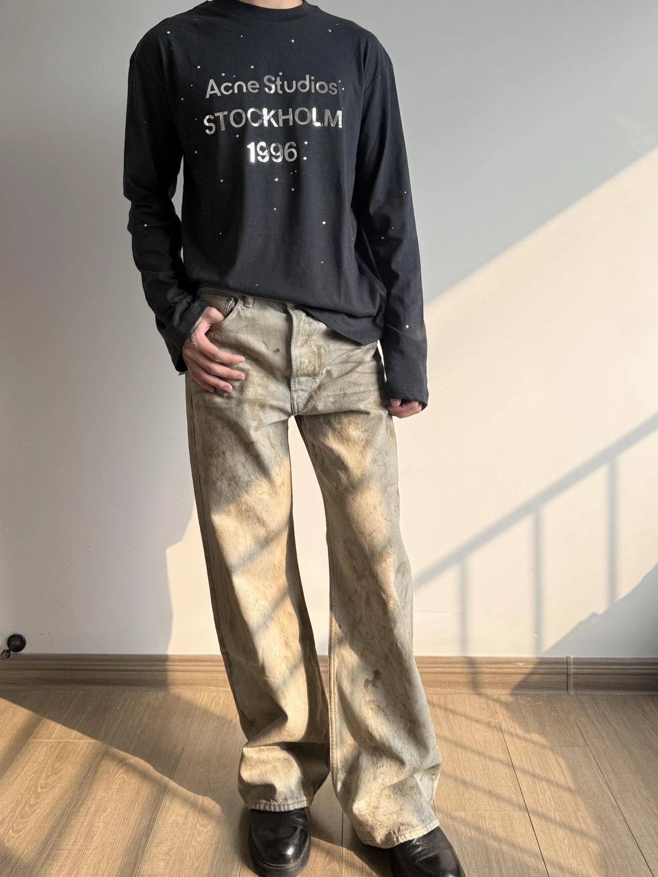 RD-C408 · Mud-Dyed Baggy Jeans showcase view 9