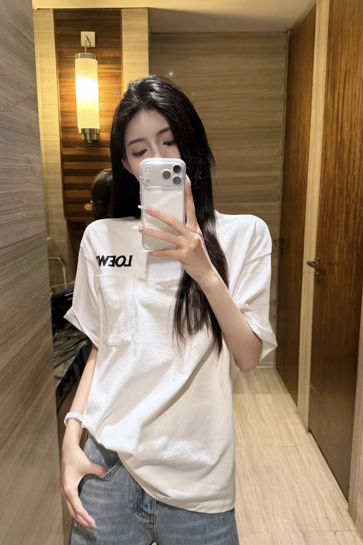 RD-C130 · Embroidered Pocket T-Shirt showcase view 6