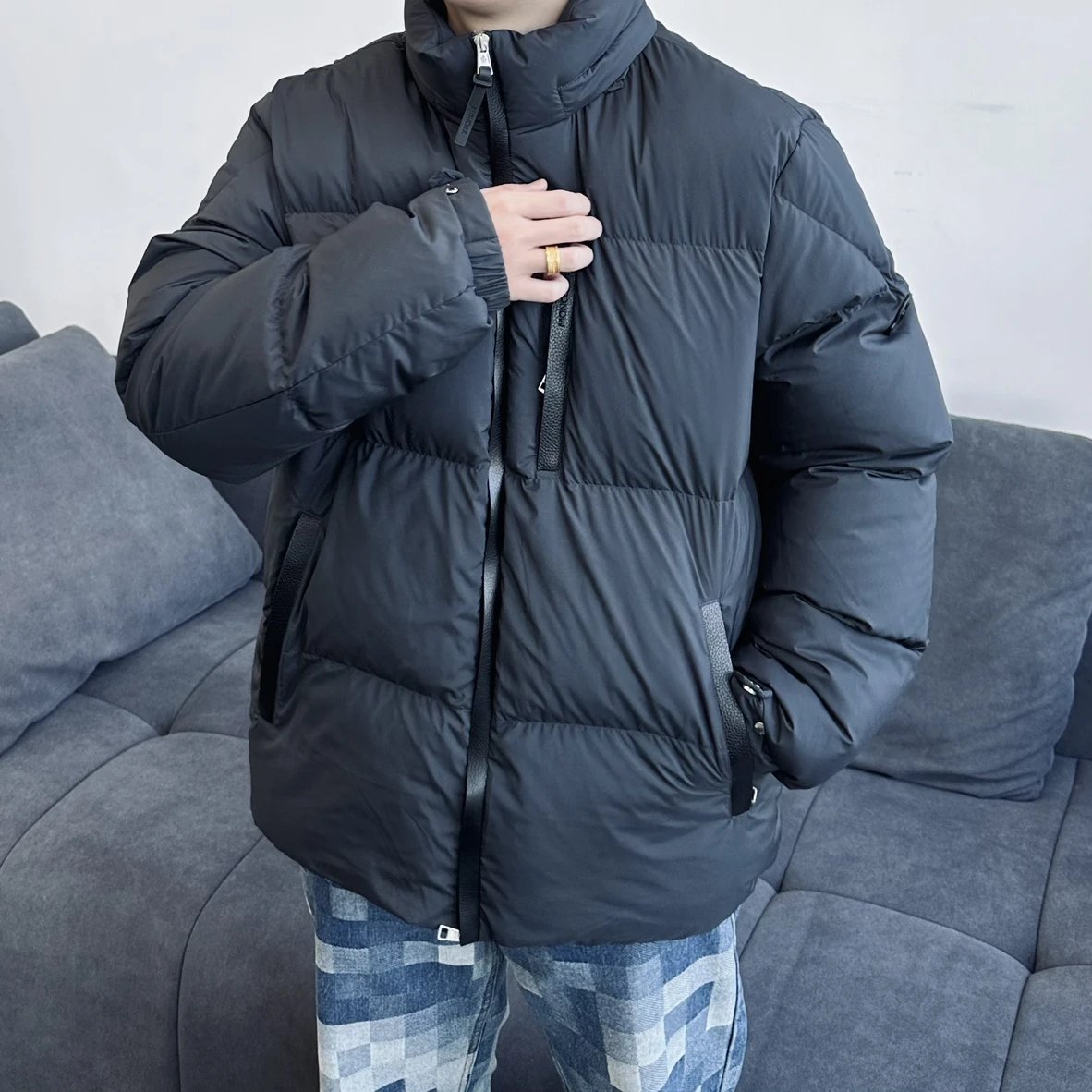 RD-C313 · Besbre Matte Down Jacket showcase view 6