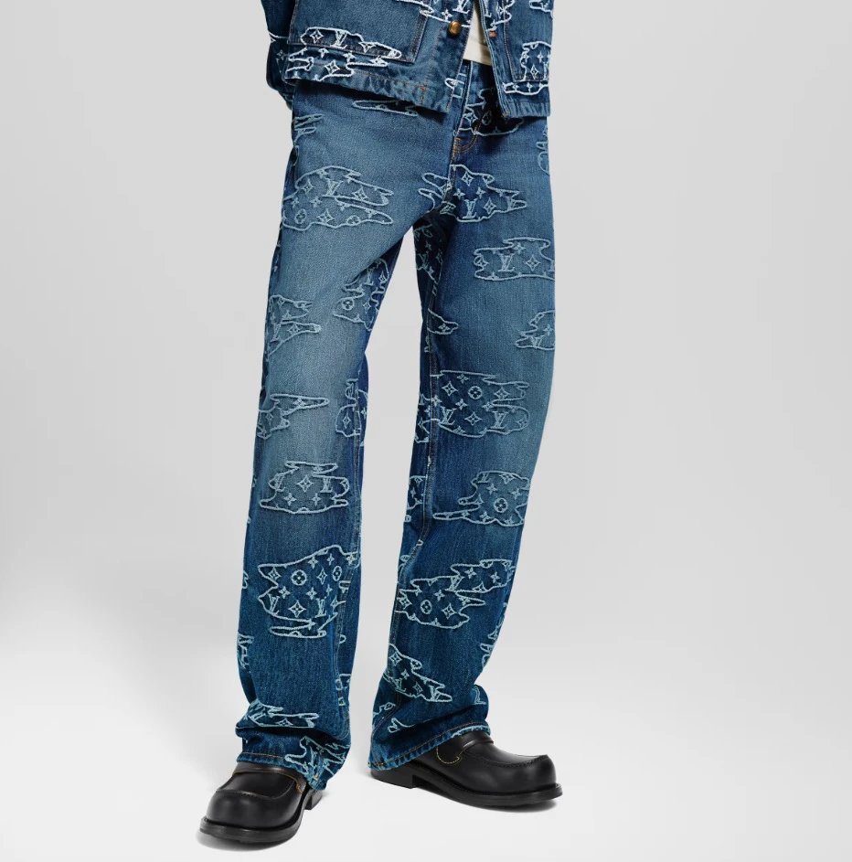 RD-C410 · Cloud Jacquard Heavyweight Jeans showcase view 1