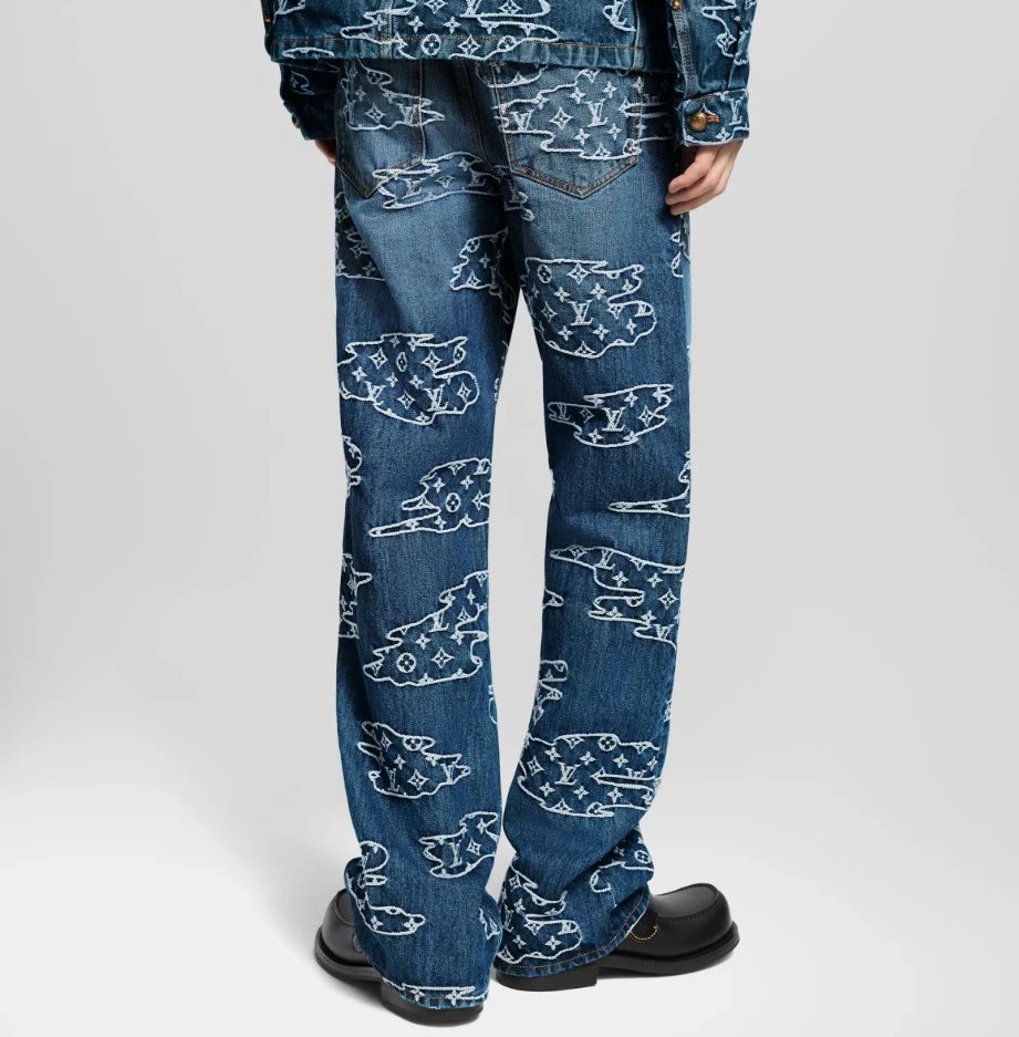 RD-C410 · Cloud Jacquard Heavyweight Jeans showcase view 2