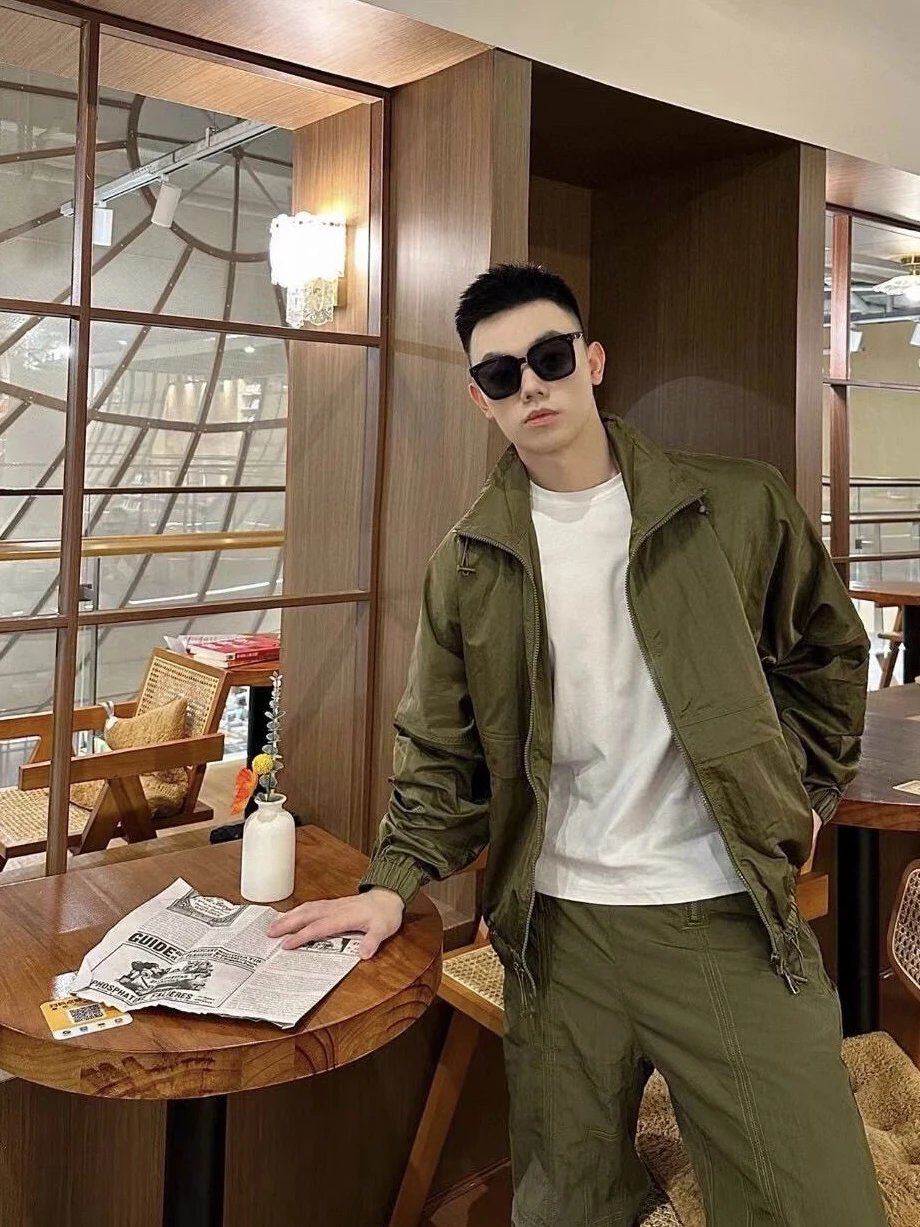 RD-C024 · Lightweight Stand-Collar Zip Jacket showcase view 7