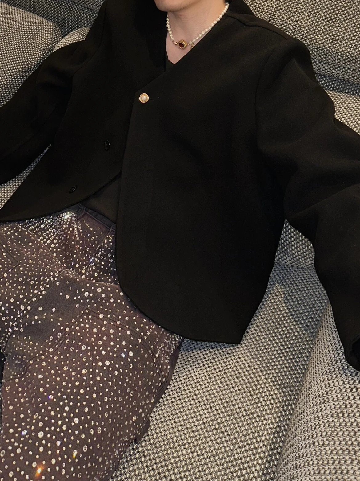RD-C023 · Double-Faced Wool Short Jacket showcase view 14