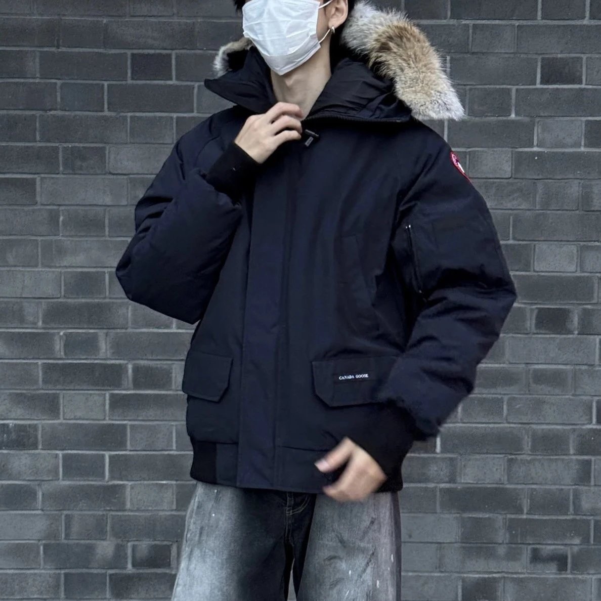 RD-C315 · 01 Fur-Trim Bomber Down Jacket showcase view 2