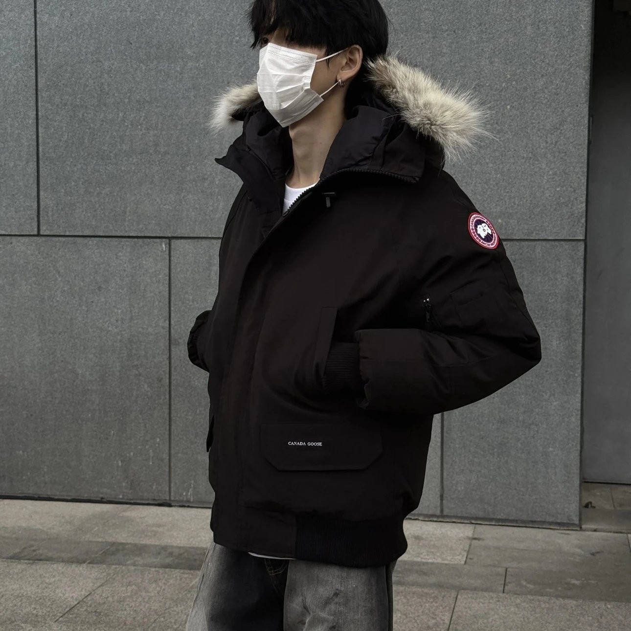 RD-C315 · 01 Fur-Trim Bomber Down Jacket showcase view 3