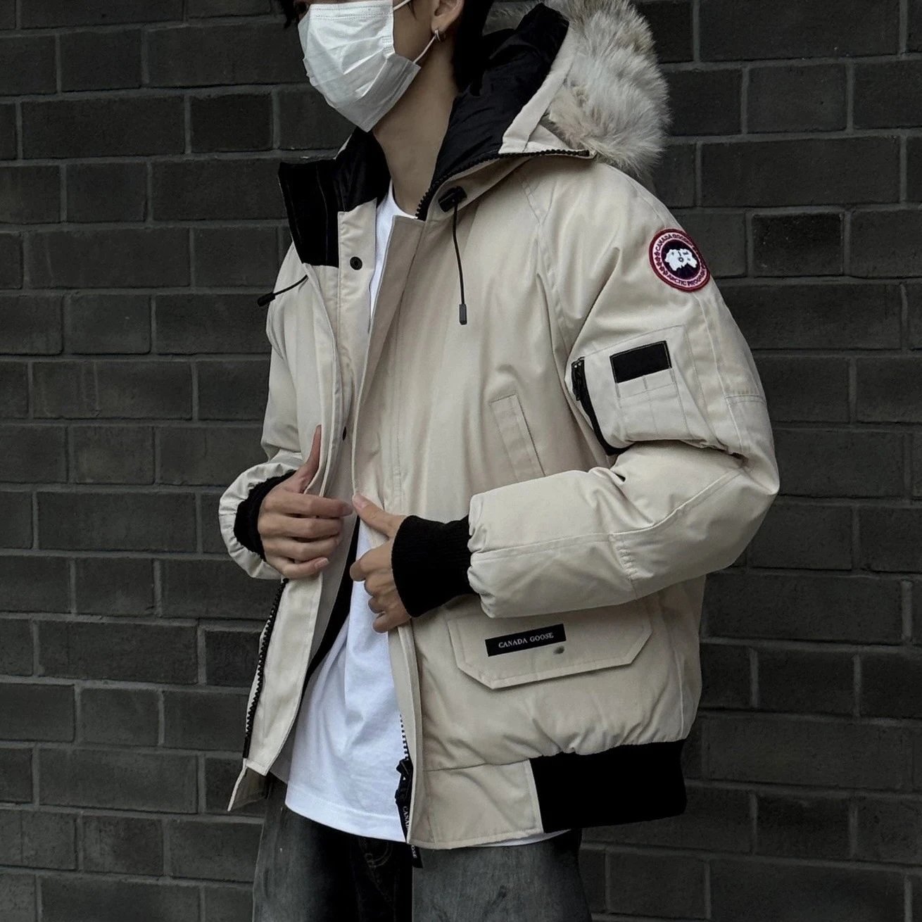 RD-C315 · 01 Fur-Trim Bomber Down Jacket showcase view 5