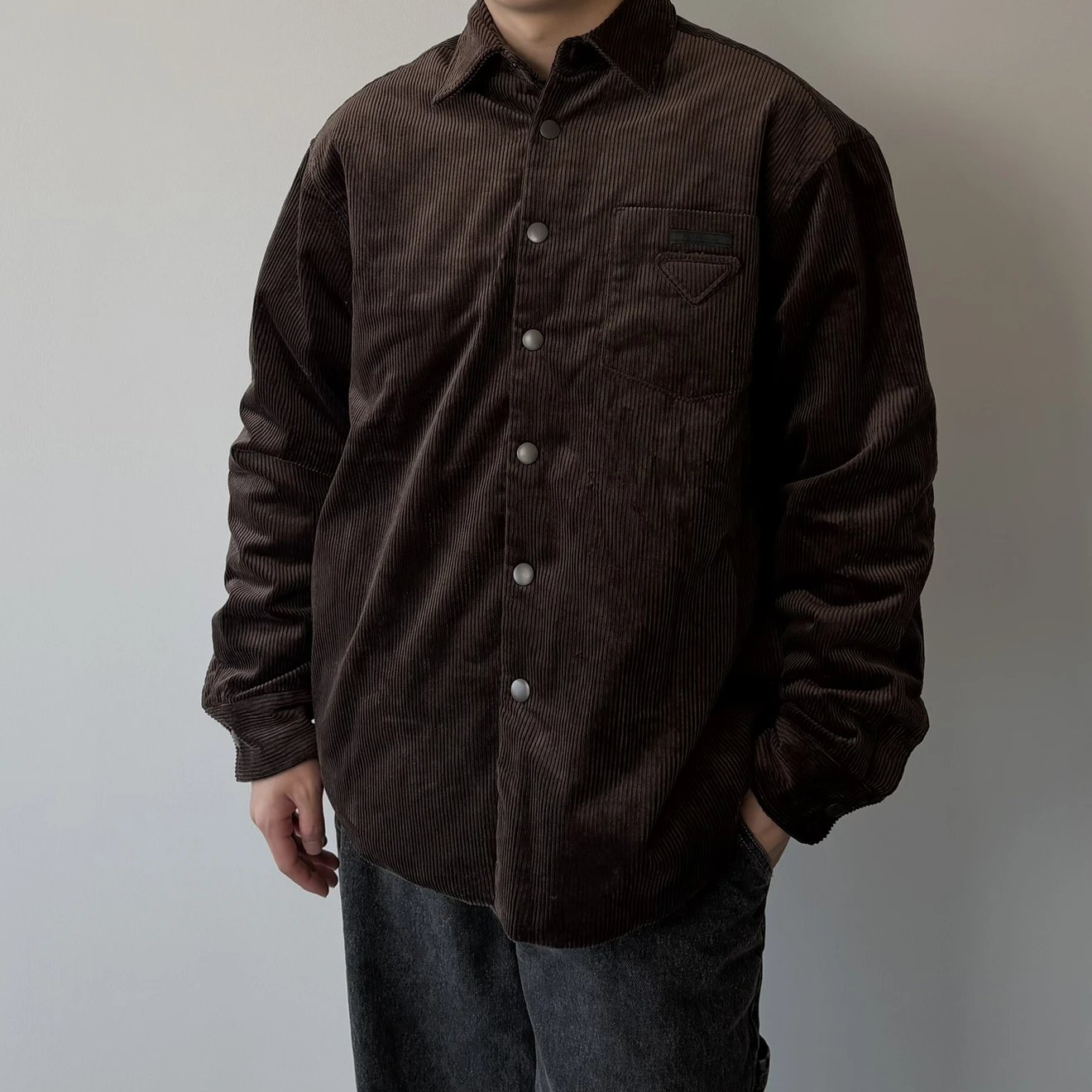 RD-C020 · Corduroy Overshirt Jacket showcase view 1