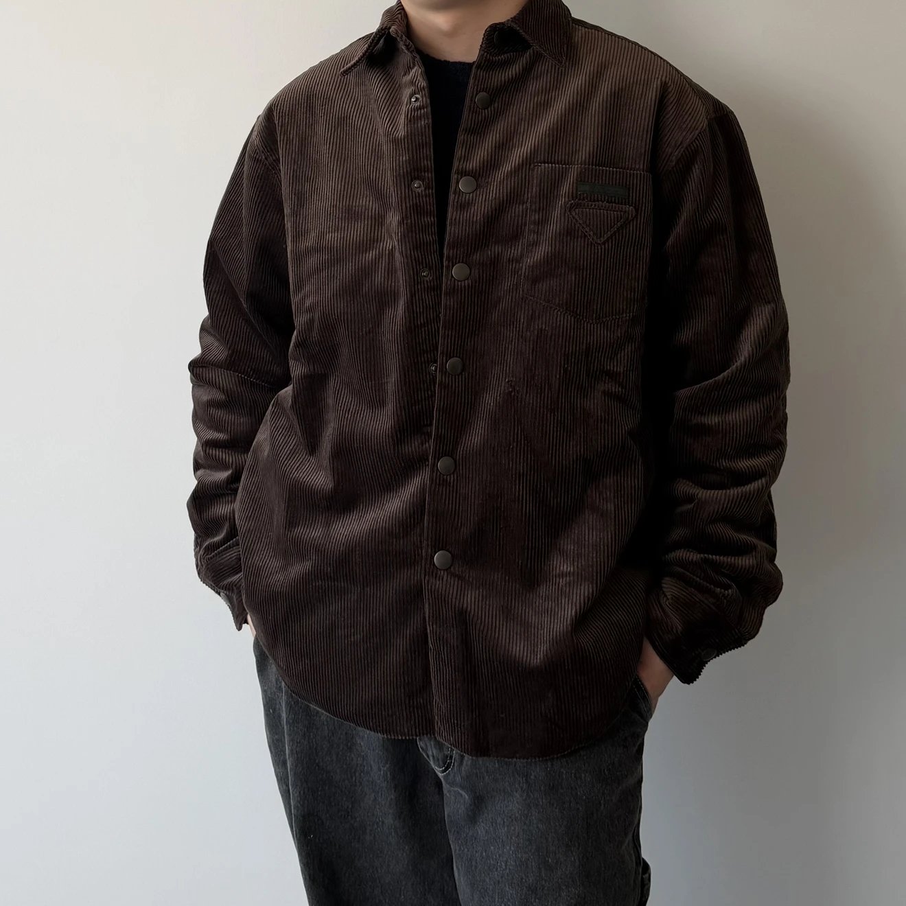RD-C020 · Corduroy Overshirt Jacket showcase view 3