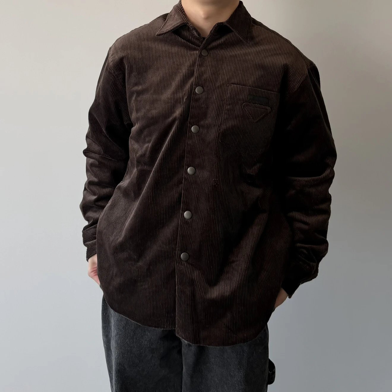 RD-C020 · Corduroy Overshirt Jacket showcase view 4