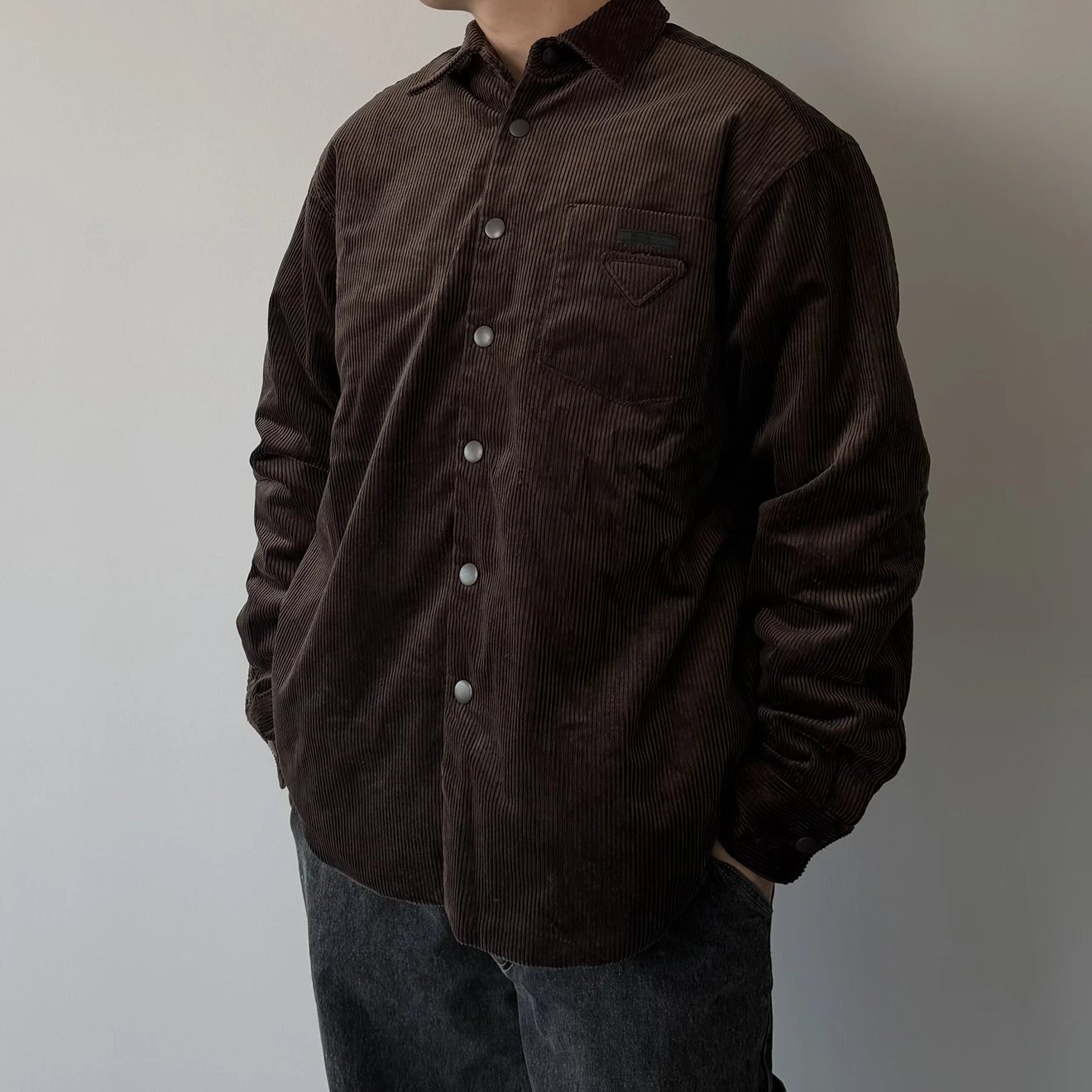 RD-C020 · Corduroy Overshirt Jacket showcase view 5