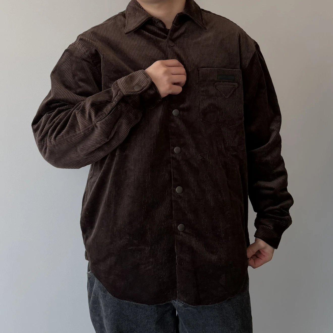 RD-C020 · Corduroy Overshirt Jacket showcase view 7