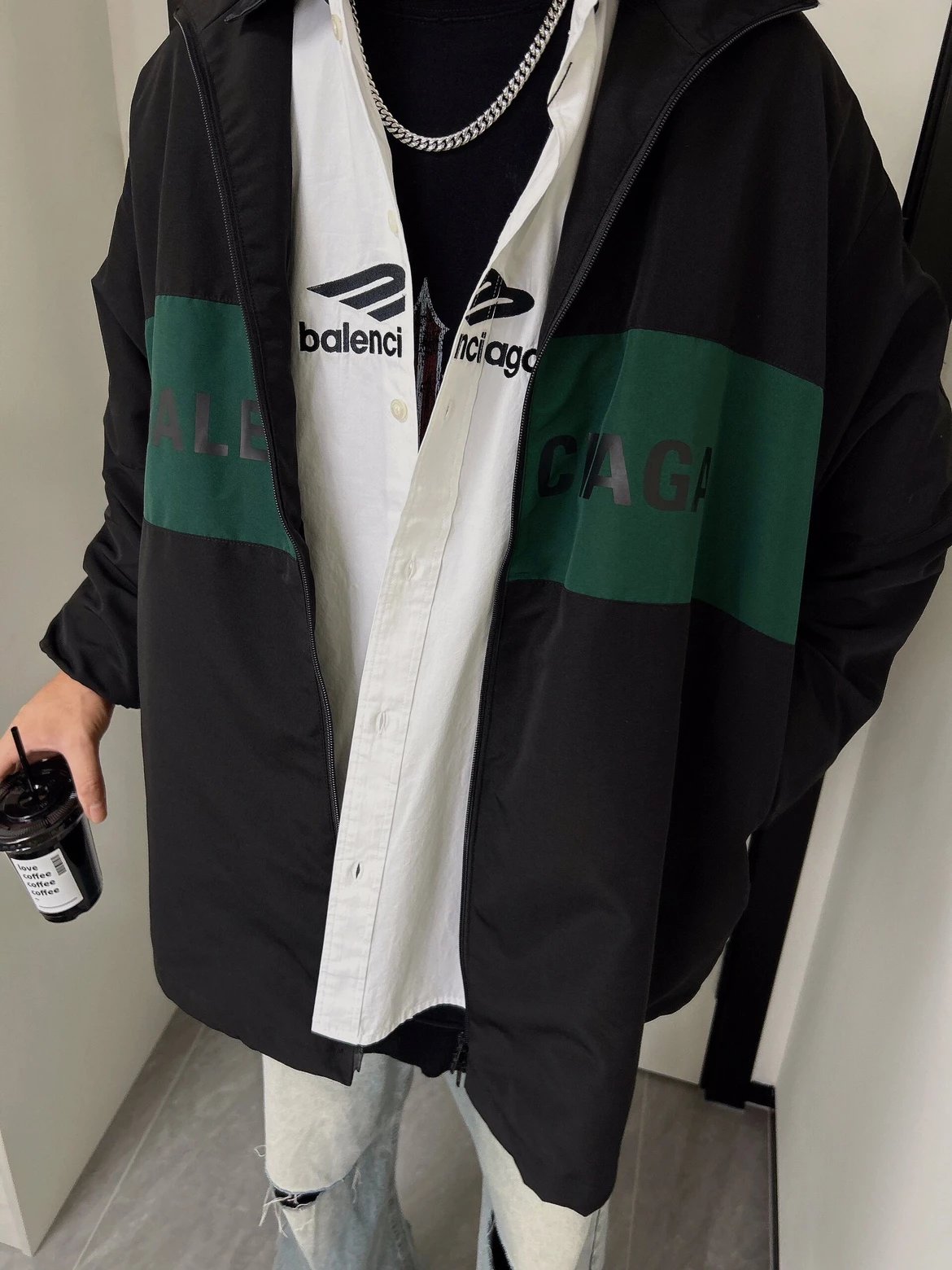 RD-C021 · Logo Color-Block Zip Jacket showcase view 10
