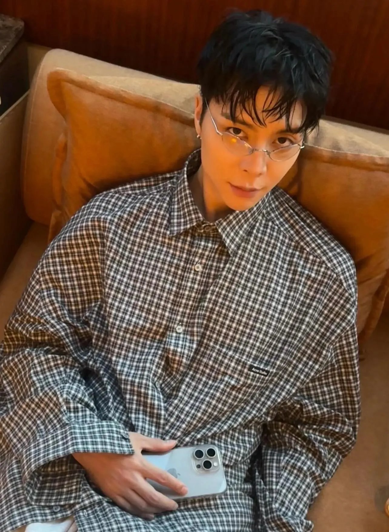 RD-C332 · Plaid Pocket Shirt showcase view 11