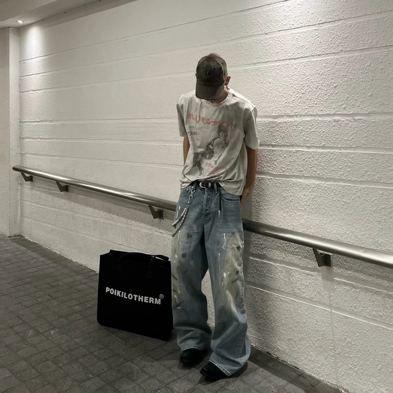 RD-C411 · 2023M Paint-Splatter Straight-Leg Jeans showcase view 6