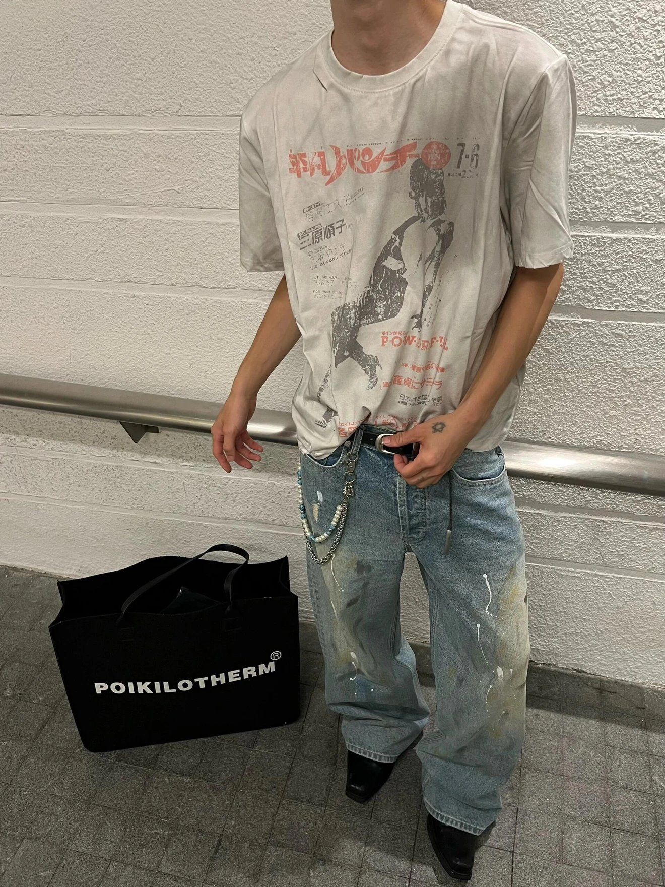 RD-C411 · 2023M Paint-Splatter Straight-Leg Jeans showcase view 8
