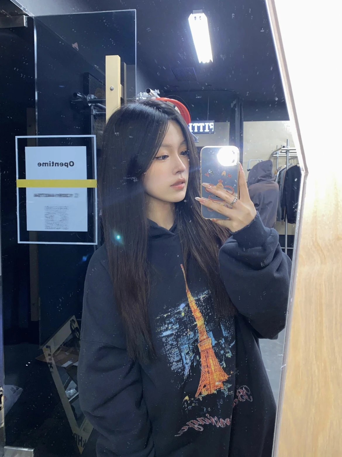 RD-C258 · Tokyo Tower Printed Hoodie showcase view 6