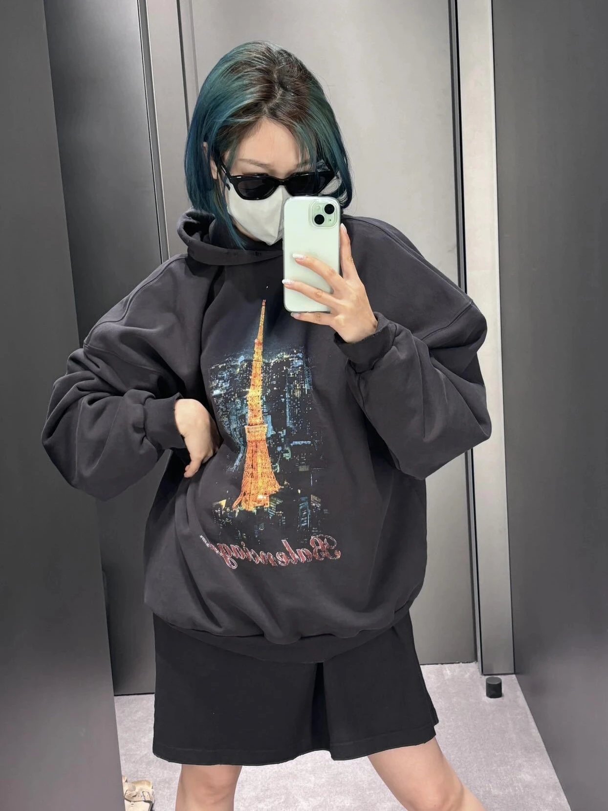 RD-C258 · Tokyo Tower Printed Hoodie showcase view 8