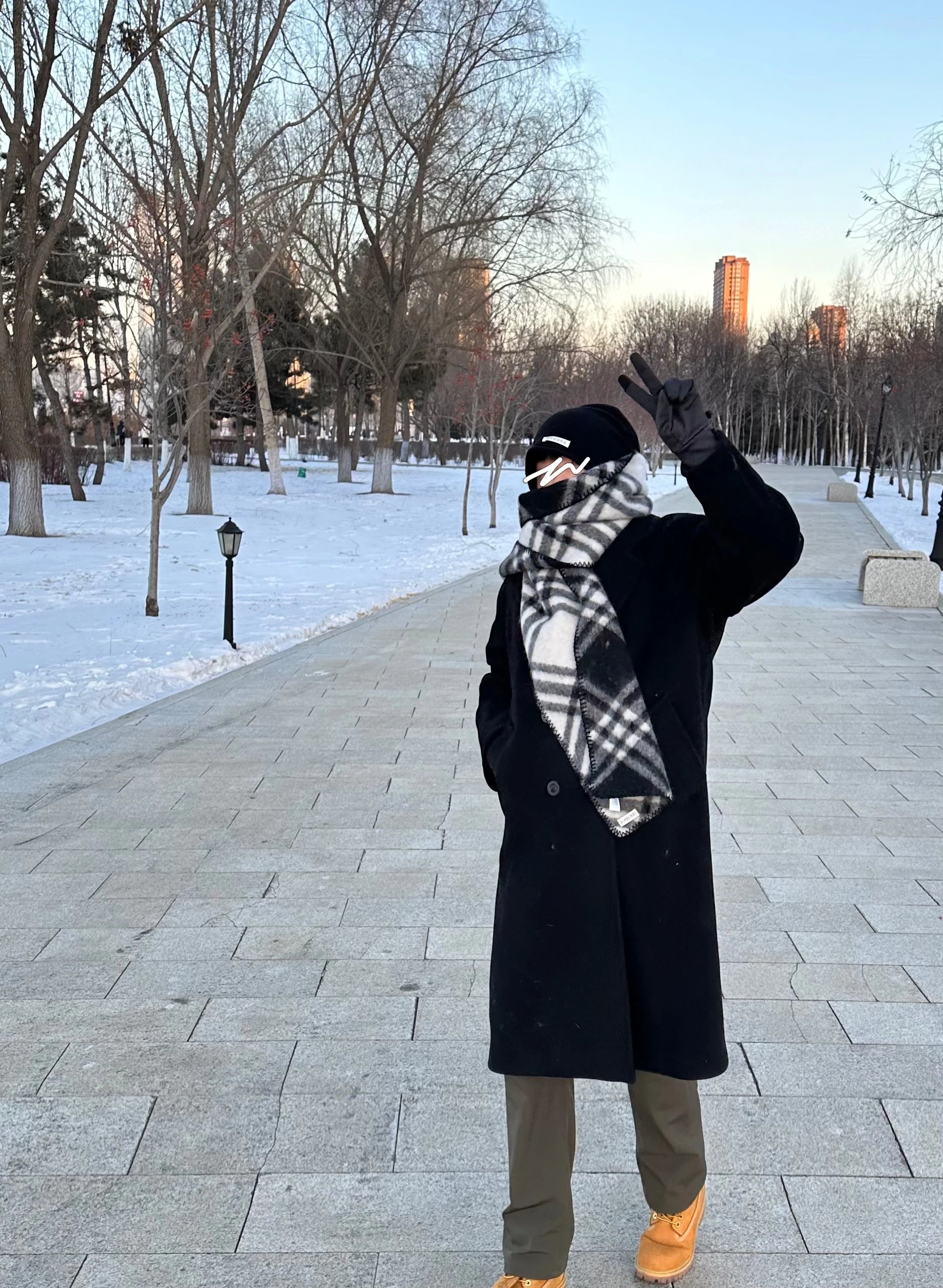 RD-C222 · 101801 Virgin Wool–Cashmere Long Coat showcase view 4