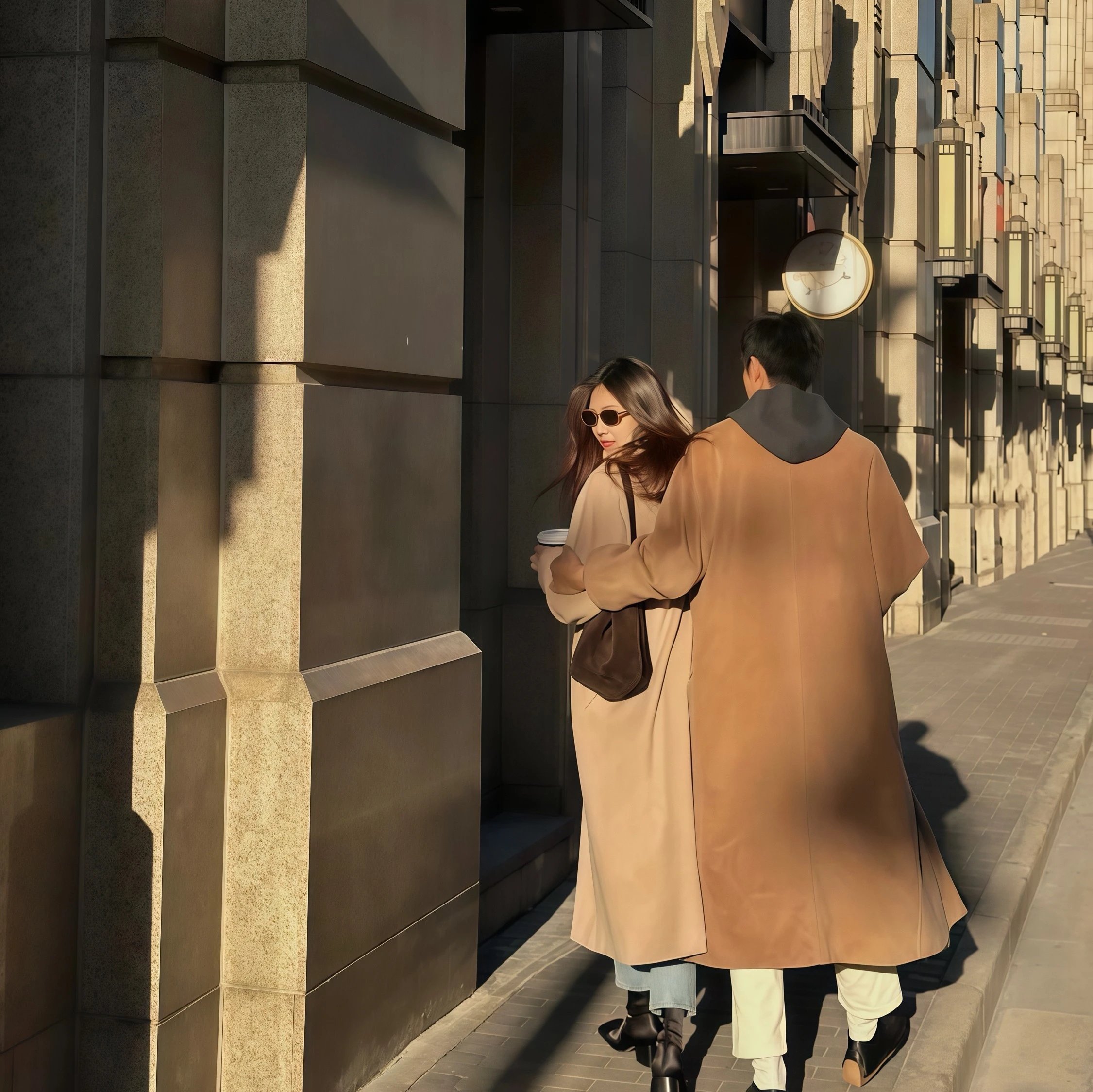 RD-C222 · 101801 Virgin Wool–Cashmere Long Coat showcase view 6