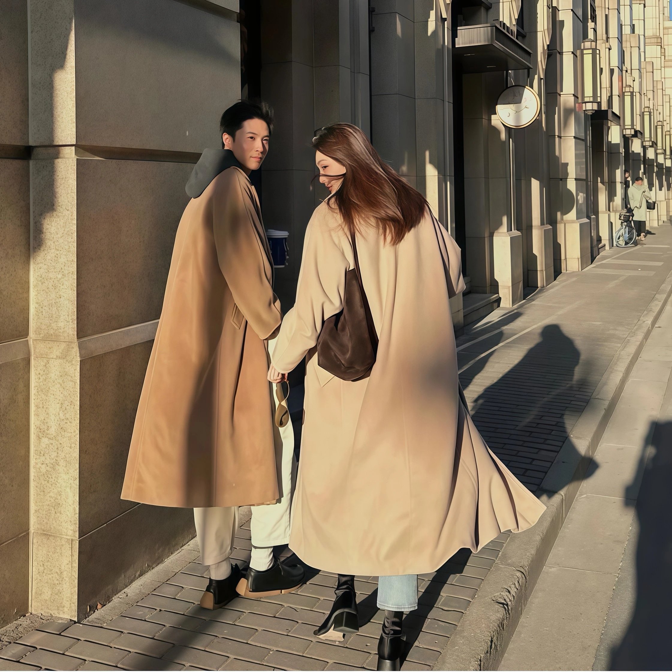 RD-C222 · 101801 Virgin Wool–Cashmere Long Coat showcase view 7