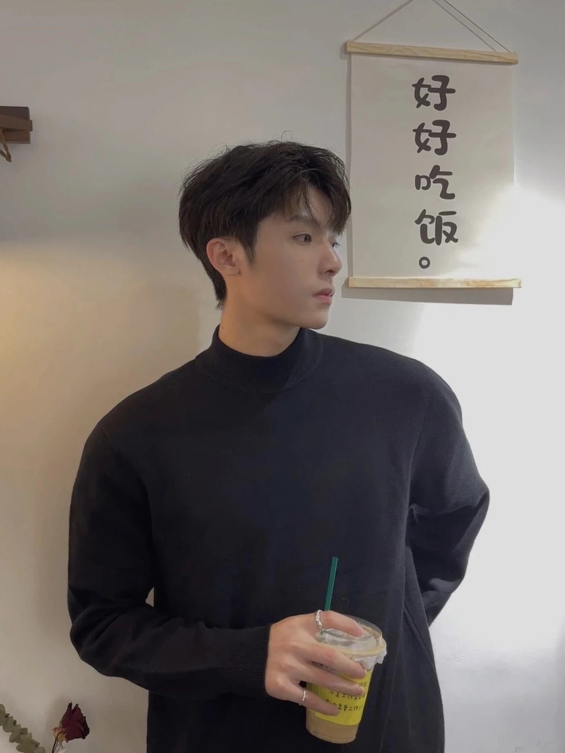 RD-C362 · Relaxed High-Neck Knit Sweater showcase view 2