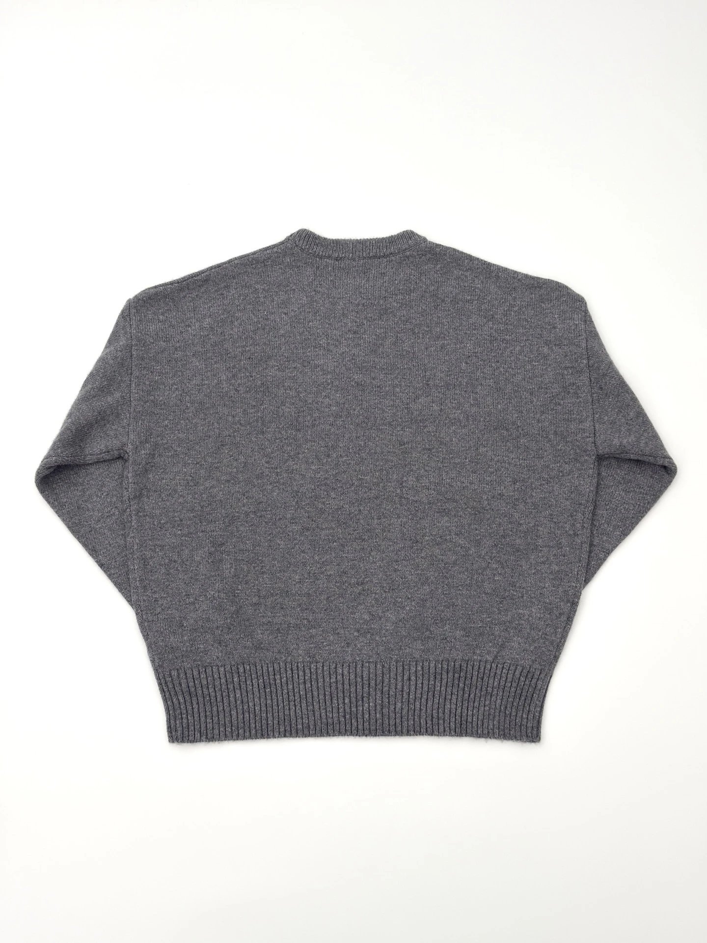 RD-C363 · Grey Heart Logo Wool Crewneck Sweater showcase view 13