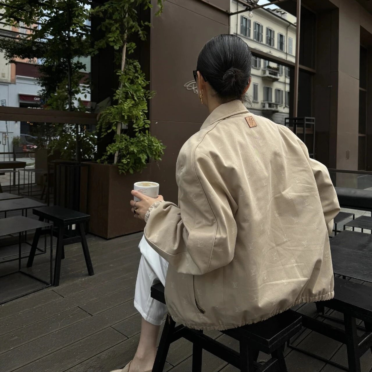 RD-C226 · Mercerized Jacquard Cotton Jacket showcase view 1