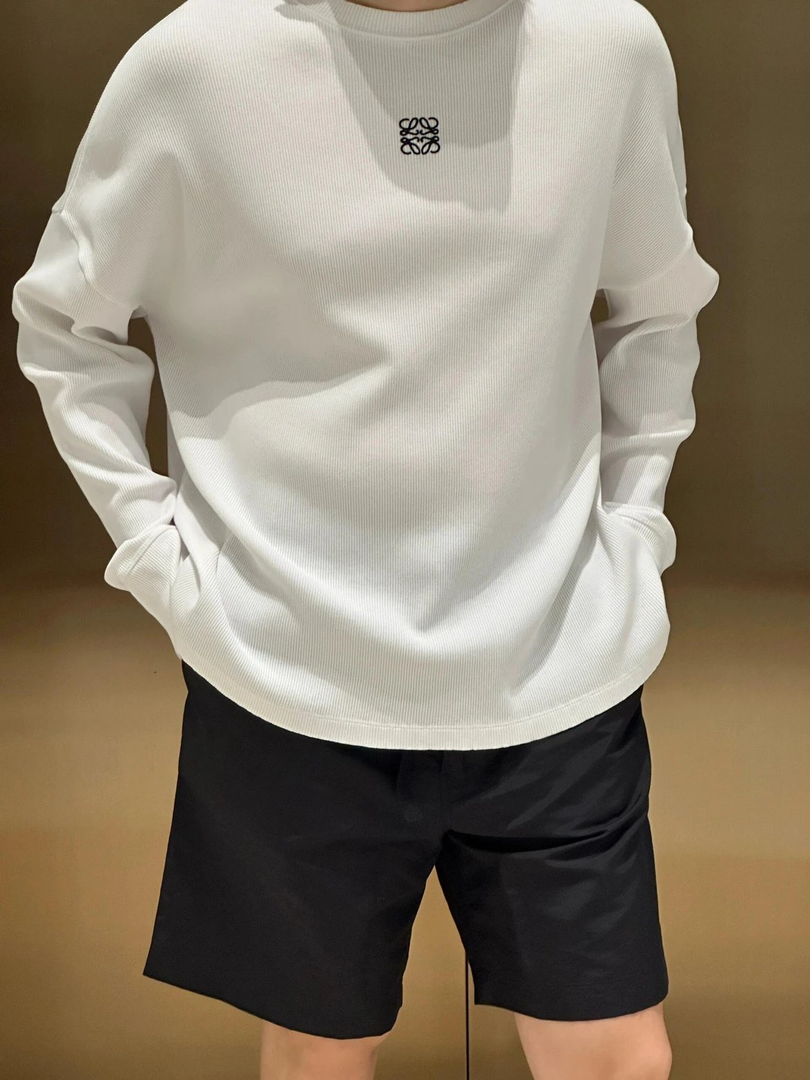 RD-C395 · Anagram Relaxed Long-Sleeve T-Shirt showcase view 6
