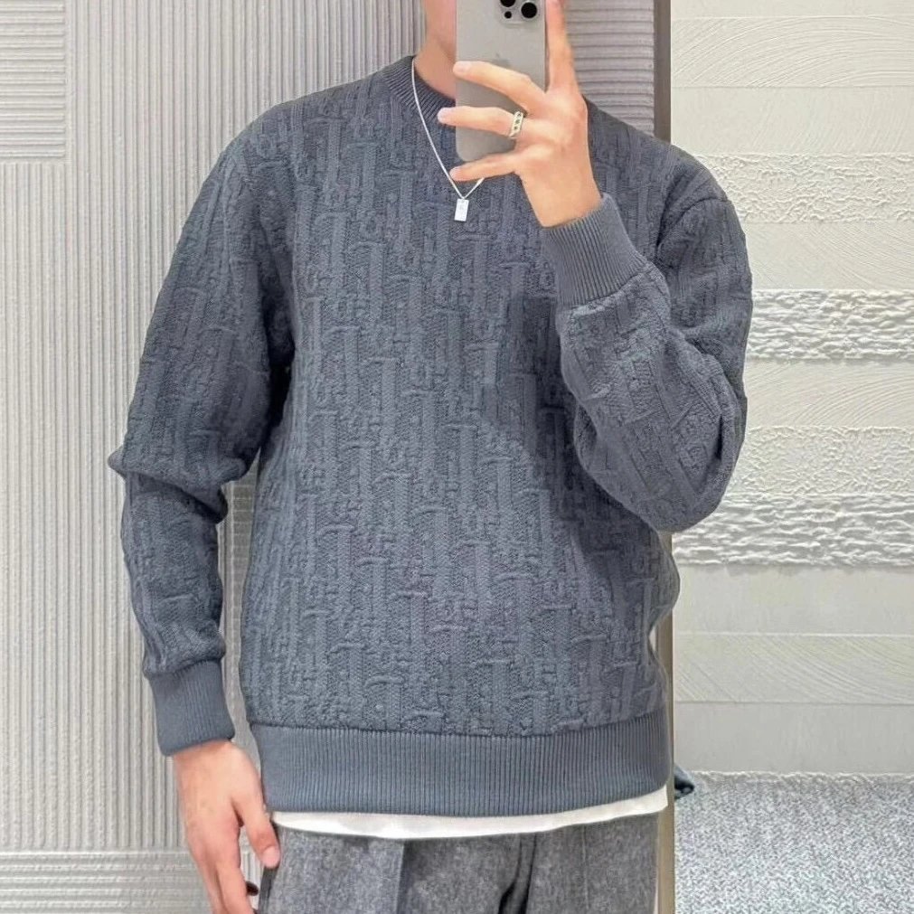 RD-C367 · Tonal Motif Crewneck Sweater showcase view 1