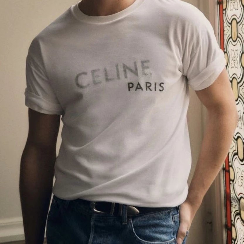 RD-C145 · Layered Logo-Print Cotton T-Shirt showcase view 3