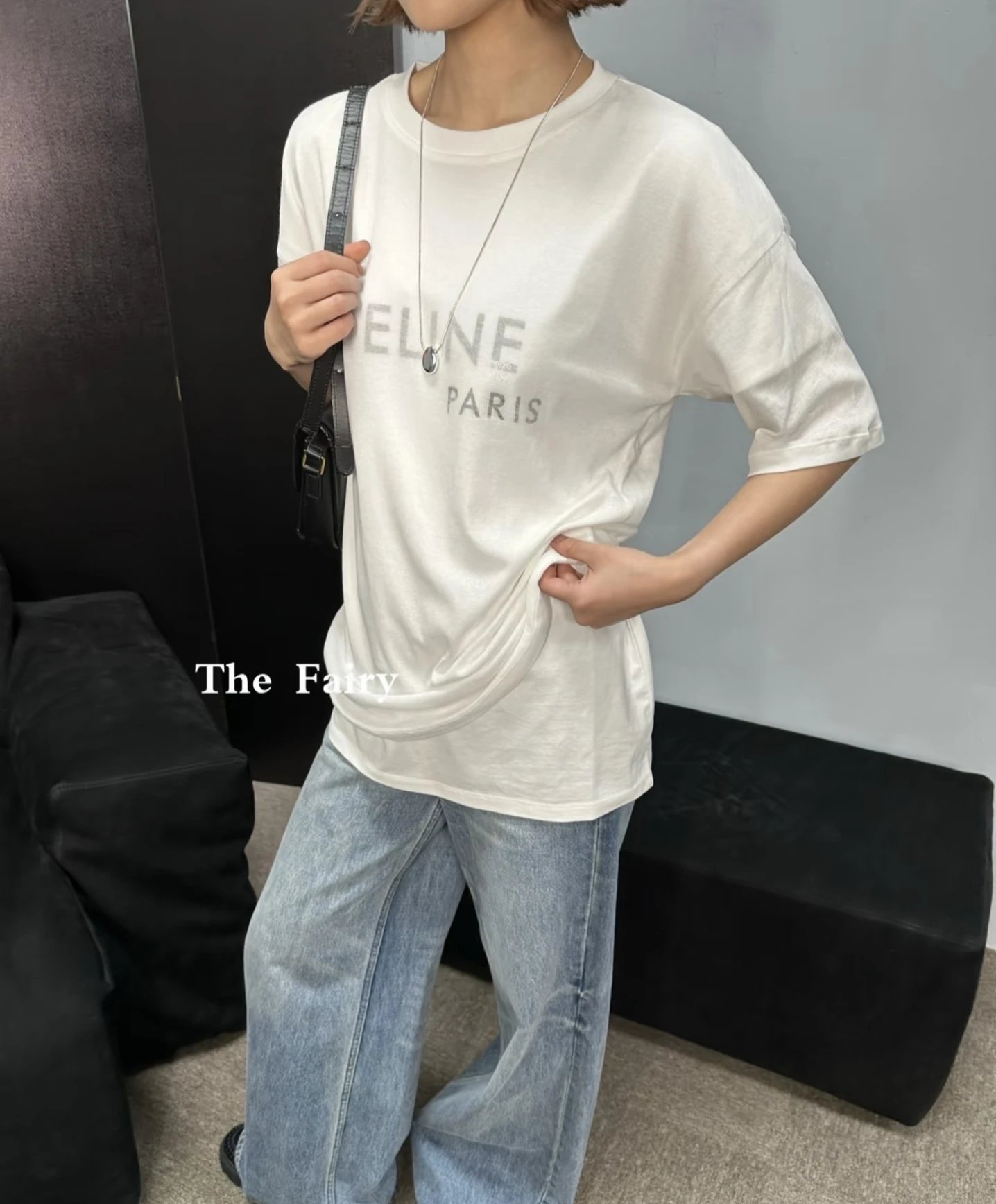 RD-C145 · Layered Logo-Print Cotton T-Shirt showcase view 7