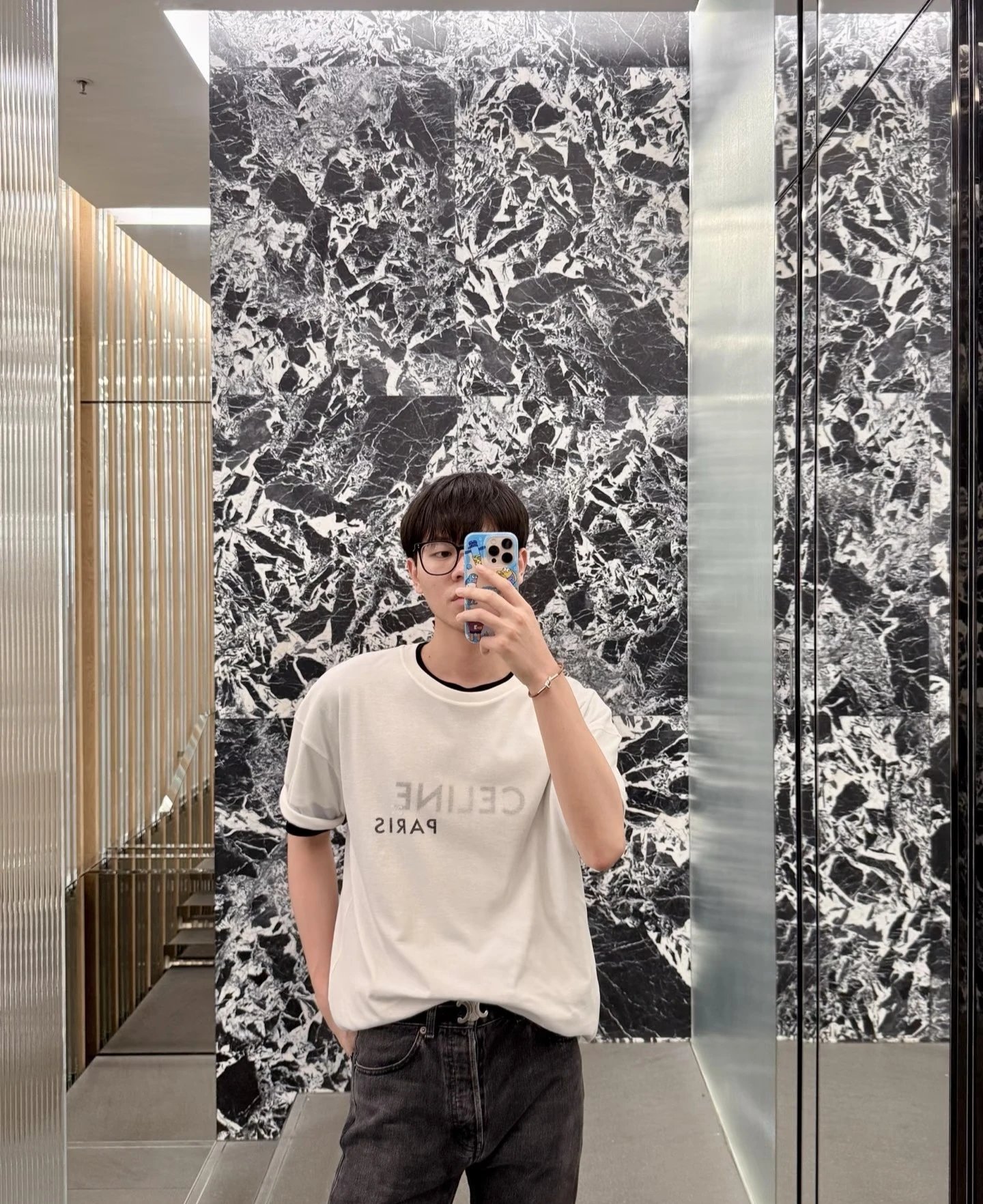 RD-C145 · Layered Logo-Print Cotton T-Shirt showcase view 11