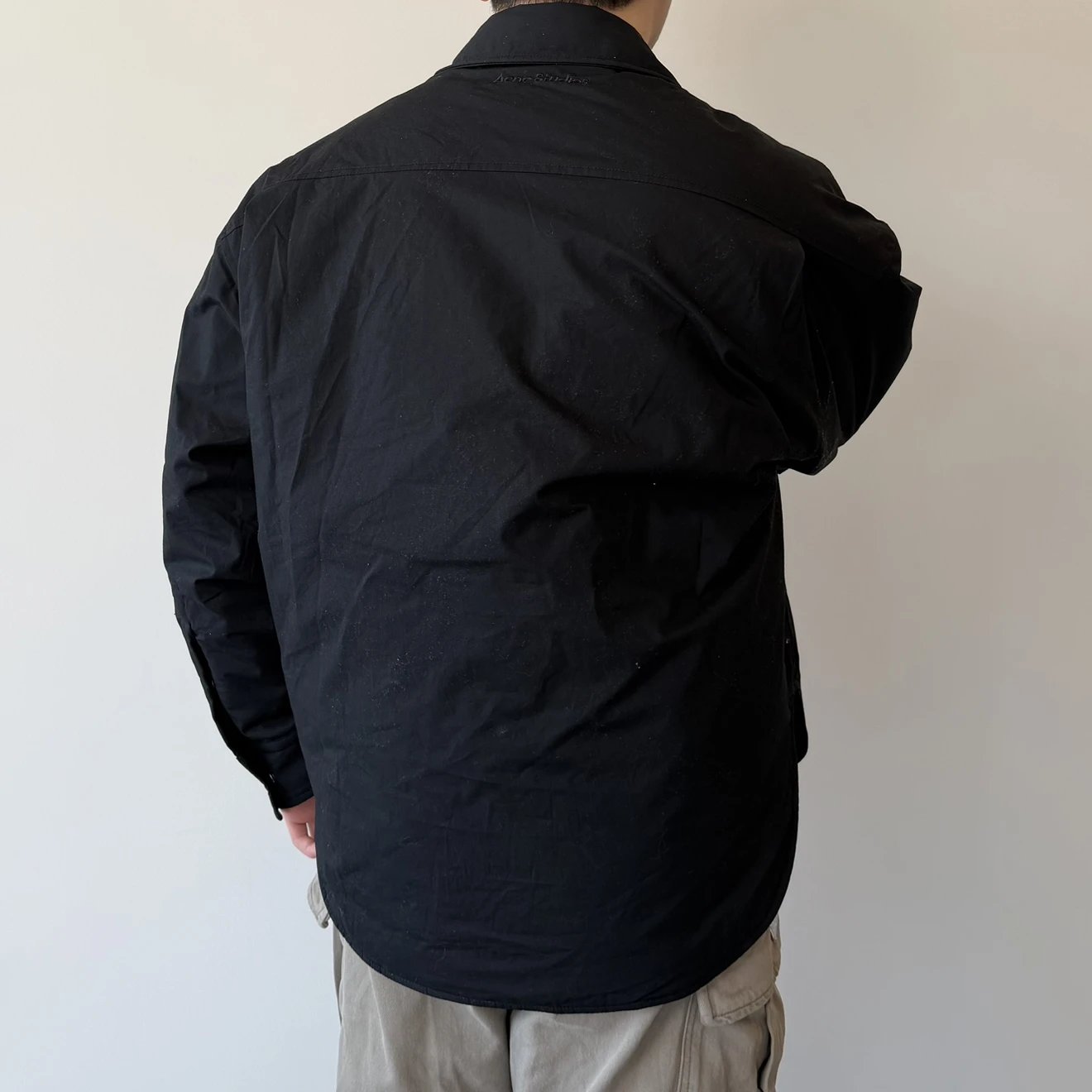 RD-C228 · Embroidered Logo Padded Shirt Jacket showcase view 7
