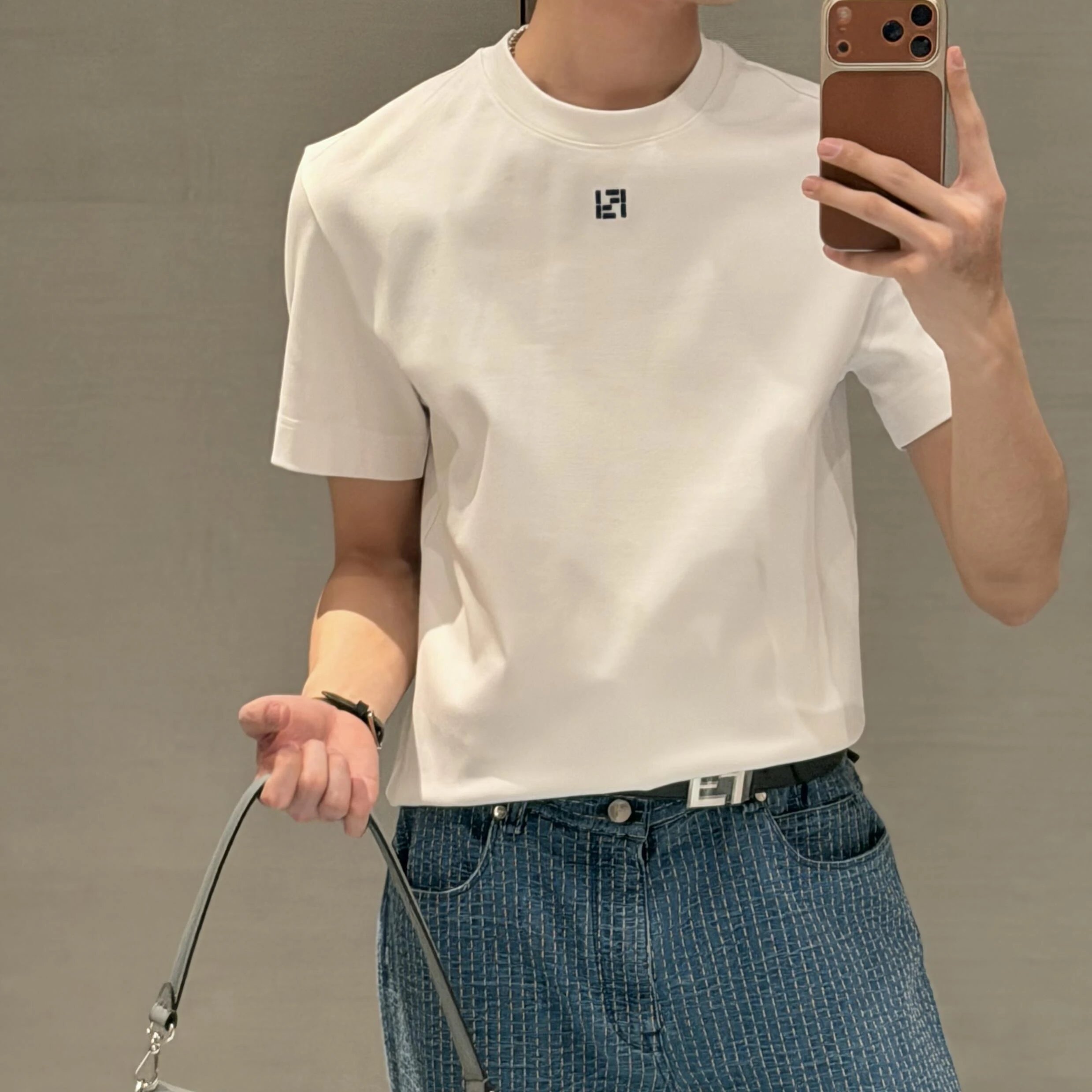 RD-C148 · Embroidered Logo T-Shirt showcase view 1