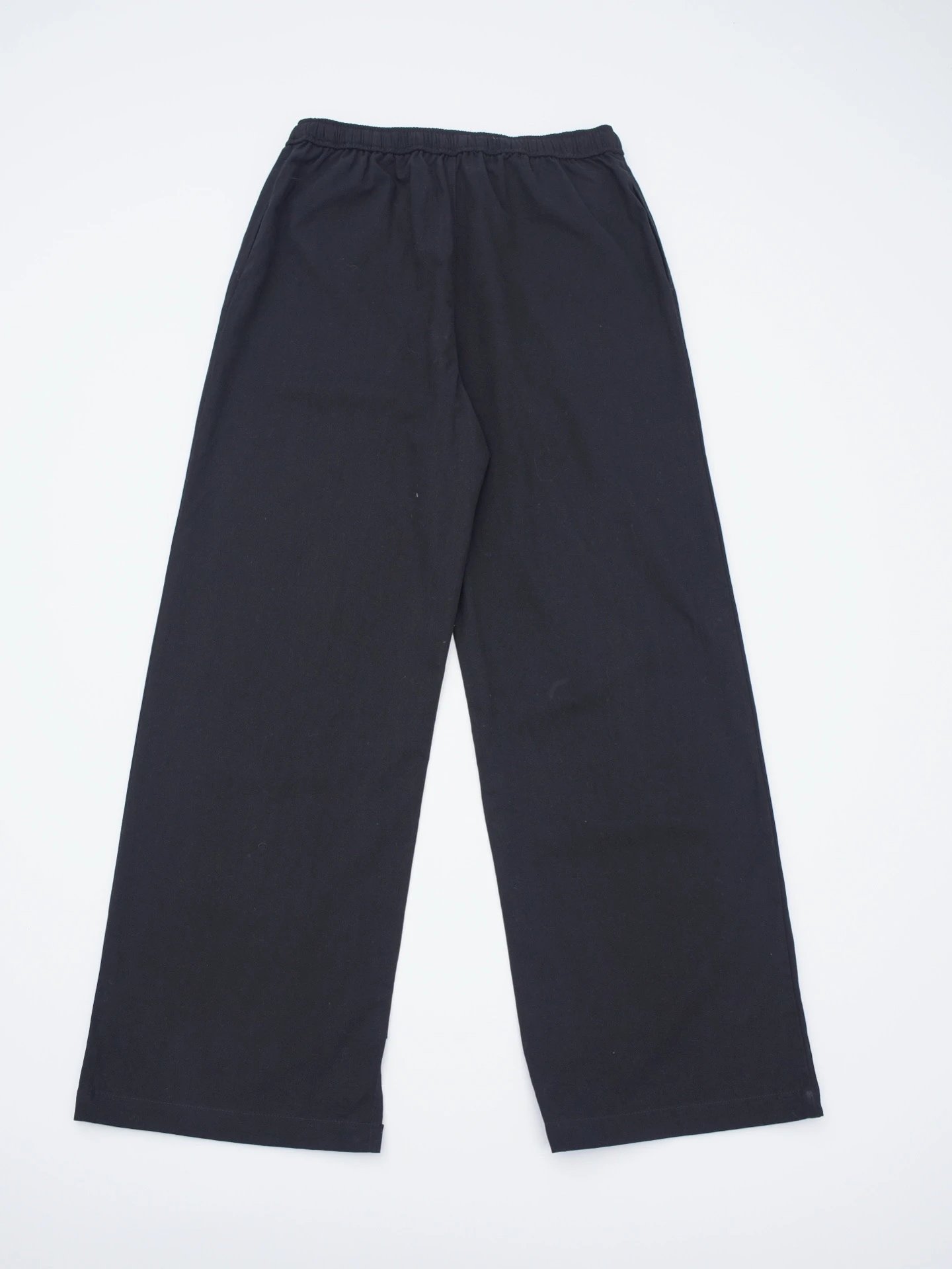 RD-C416 · Leather-Label Cotton Wide-Leg Trousers showcase view 8