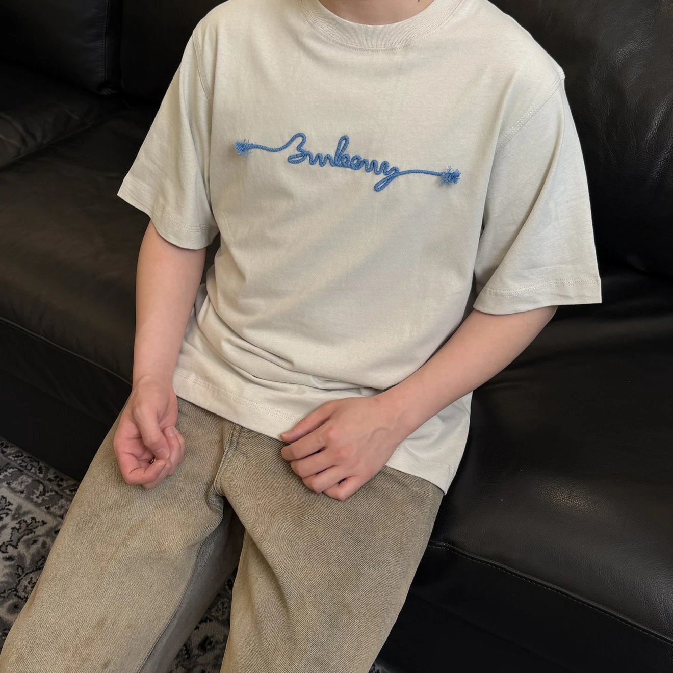 RD-C151 · Rope-Embroidered Logo T-Shirt showcase view 2