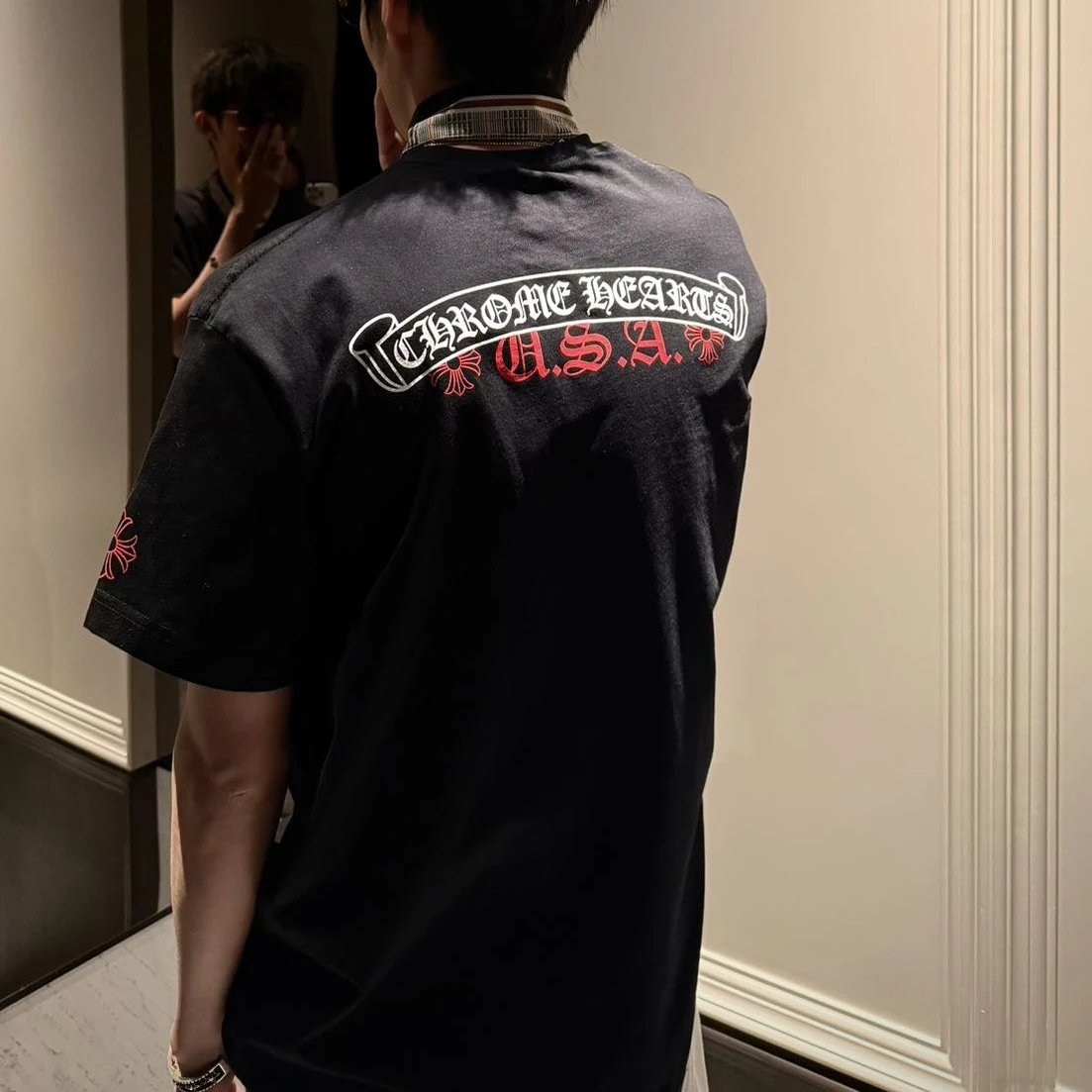 RD-C059 · Cross Graphic Pocket T-Shirt showcase view 5