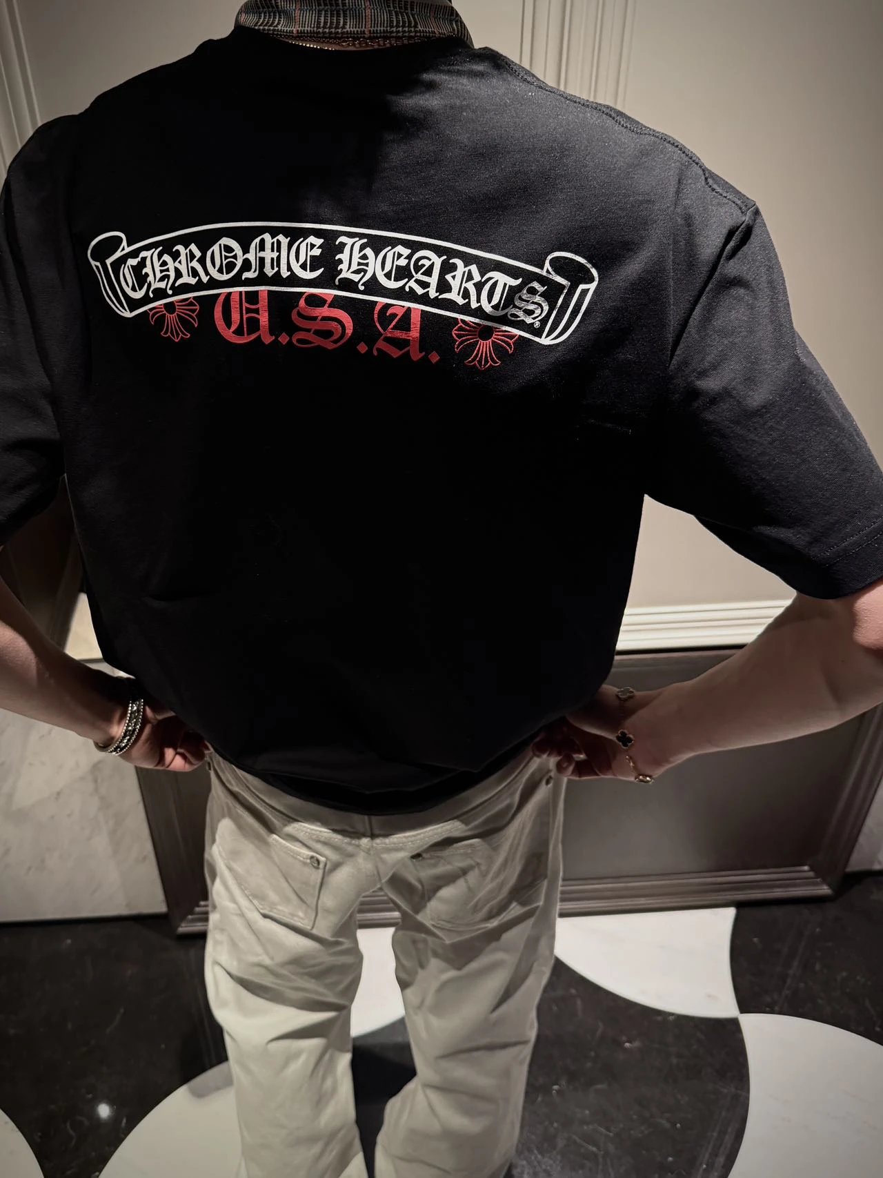 RD-C059 · Cross Graphic Pocket T-Shirt showcase view 6