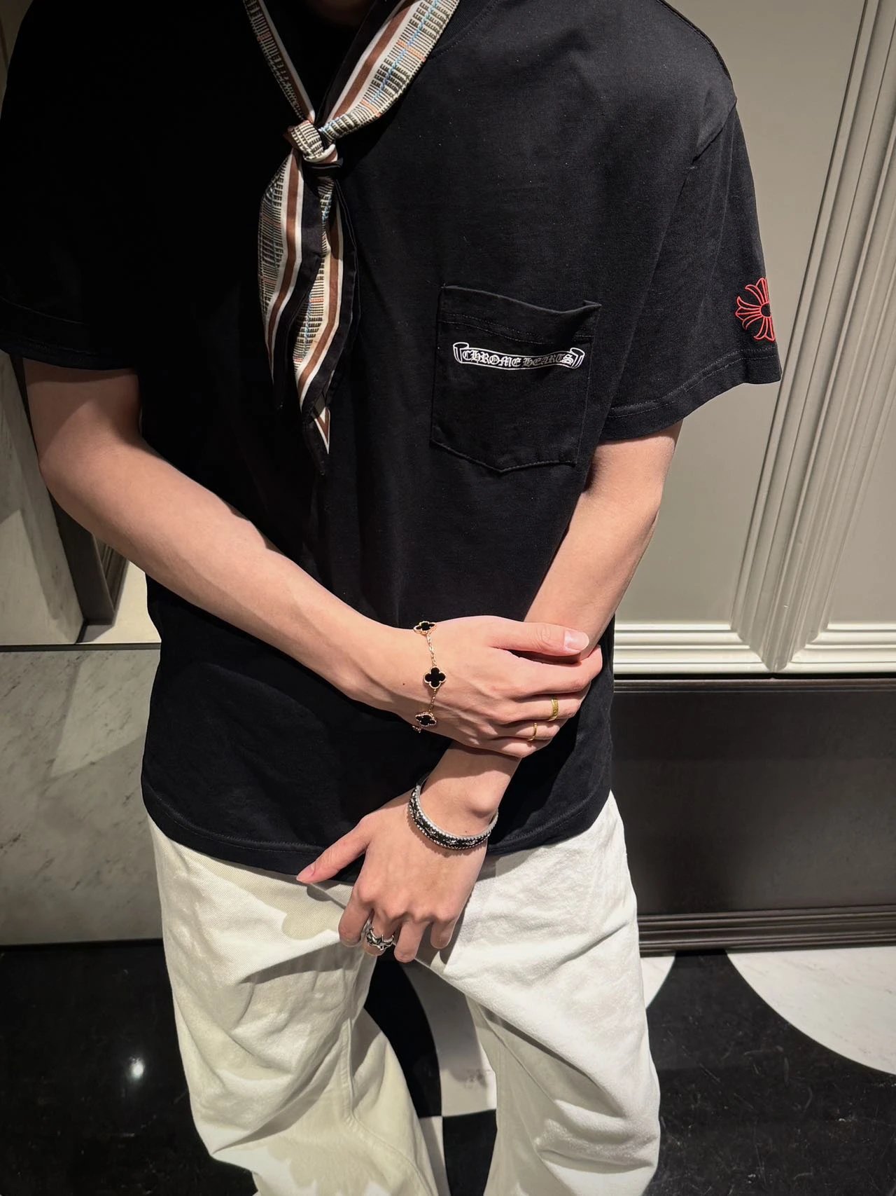 RD-C059 · Cross Graphic Pocket T-Shirt showcase view 8