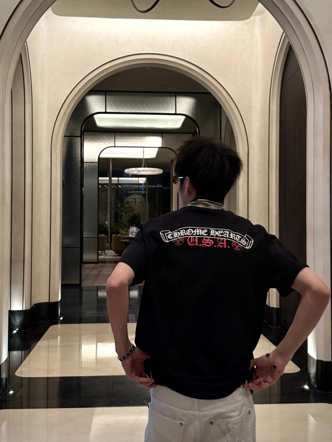 RD-C059 · Cross Graphic Pocket T-Shirt showcase view 10