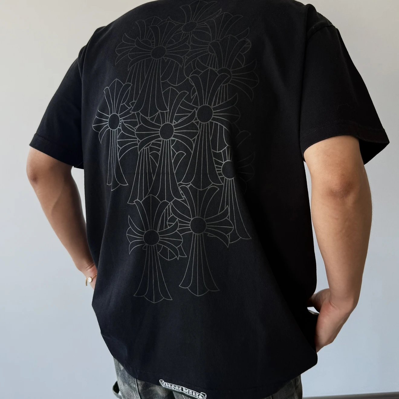 RD-C078 · Croix Star Pocket T-Shirt showcase view 2