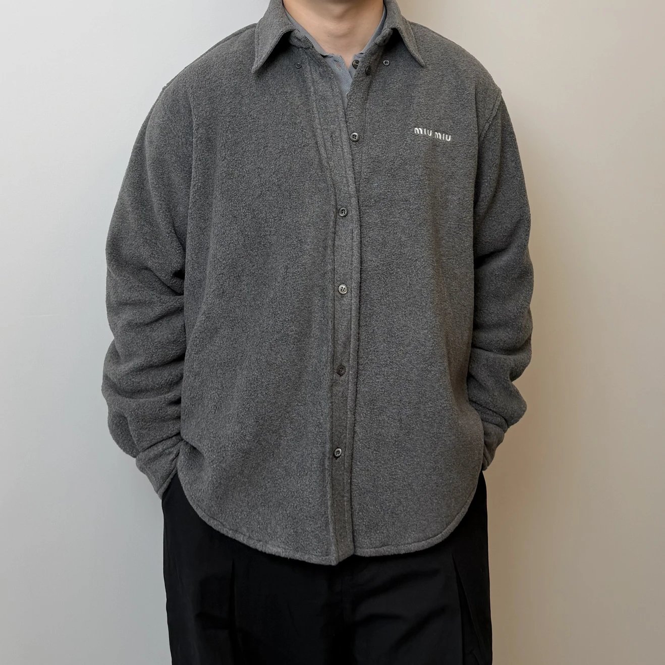 RD-C338 · Fleece Overshirt showcase view 3