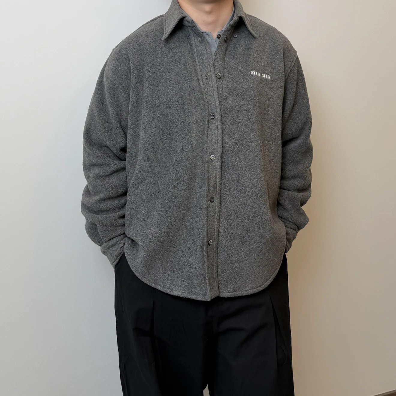 RD-C338 · Fleece Overshirt showcase view 4